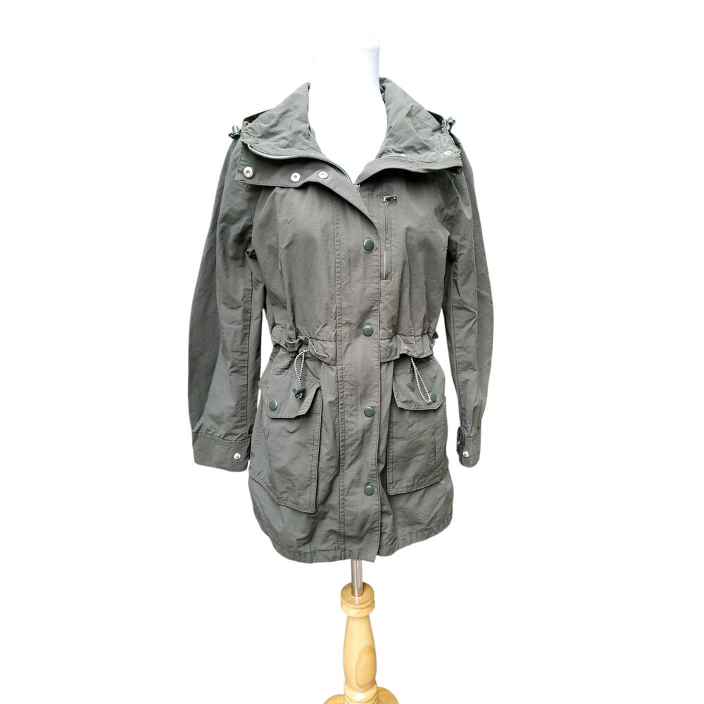 J. Crew Green Perfect Lightweight Jacket Gorpcore Preppy Minimalist Coat Sz XXS